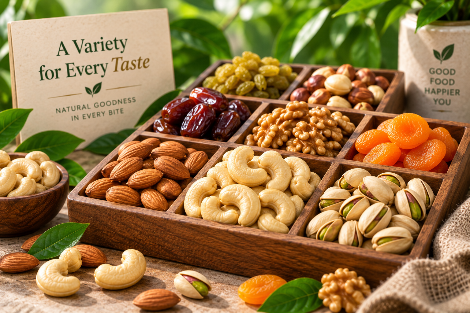 Variety of Premium Dry Fruits