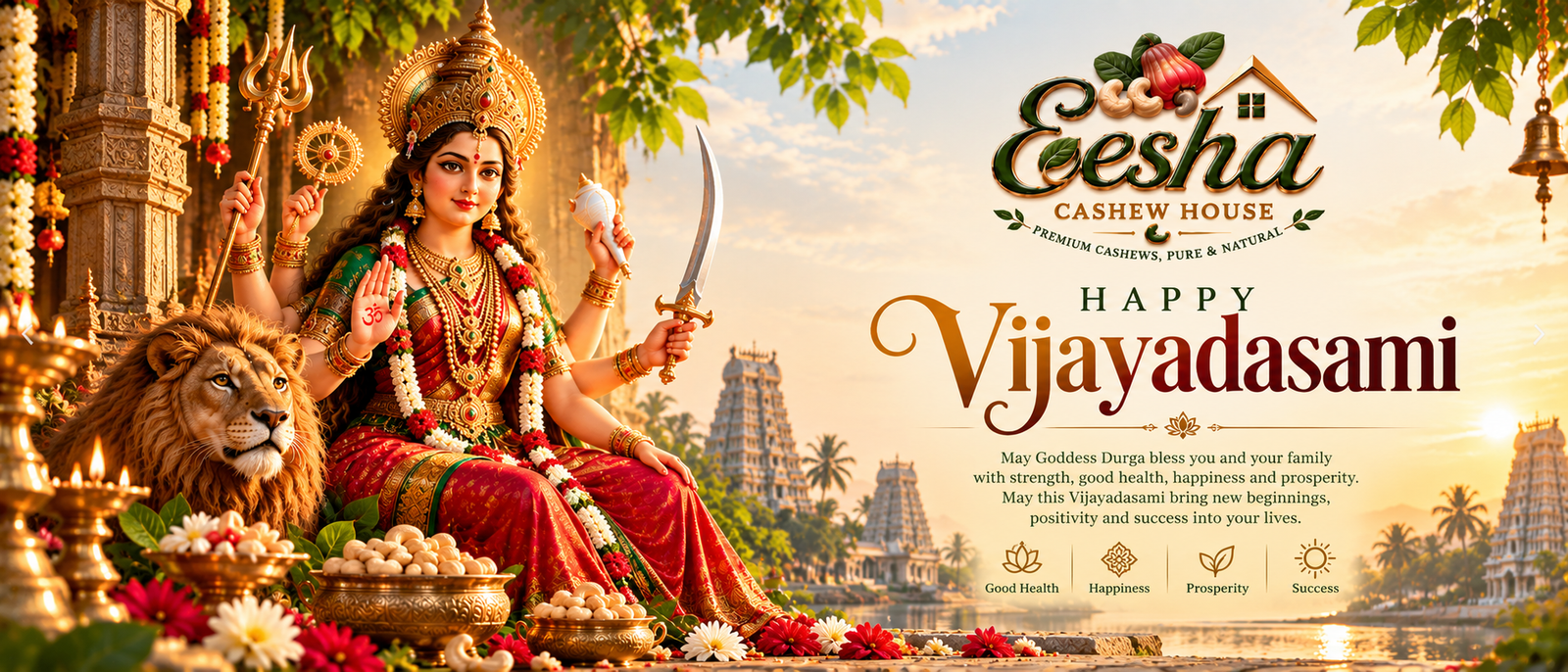 Eesha Cashew House Vijayadasami Banner
